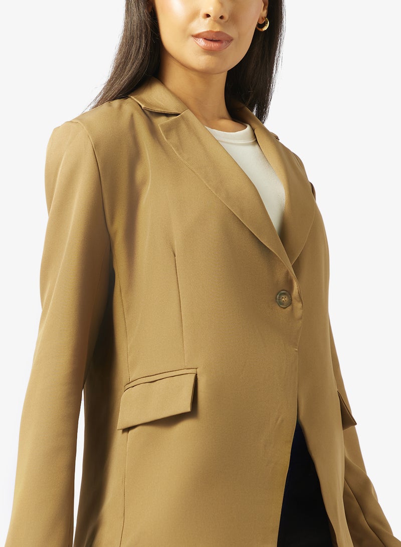 Ginger Structured Longline Blazer - Image 3